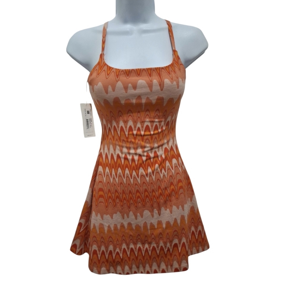 Outdoor Voices Grapefruit Helios Exercise Dress Size XXS NWT - Picture 2 of 5